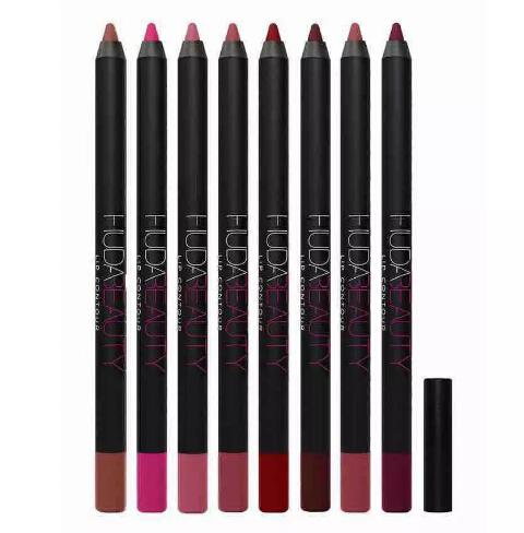 Wholesale New Hot Fashion Lipstick Pencil Women's Professional Lipliner Waterproof Lip Liner Pencil 9 Colors Makeup Tools