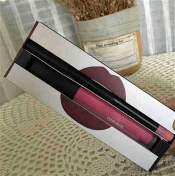 2017 hottest Matte Liquid lipstick Lip Gloss Make up Long Lasting Lipgloss Trophy Wife Icon Vixen 16 Colors dhl free