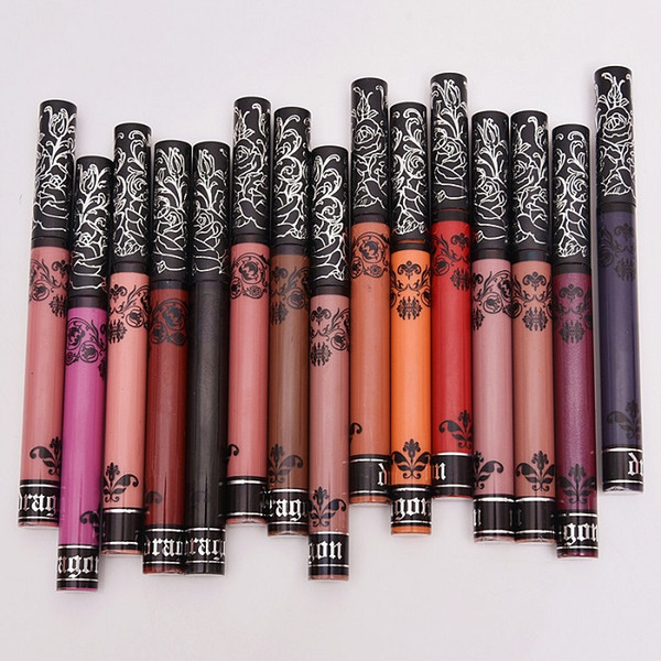 15 Colors Lip Makeup Long Lasting Lips Matte Lipstick Nude Cosmetic Moistourzing Lip Tint Tattoo Matte Liquid Lip Gloss