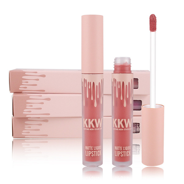 KKW matte velvet matte lip gloss liquid lipstick hot seller makeup lip glaze for free shipping