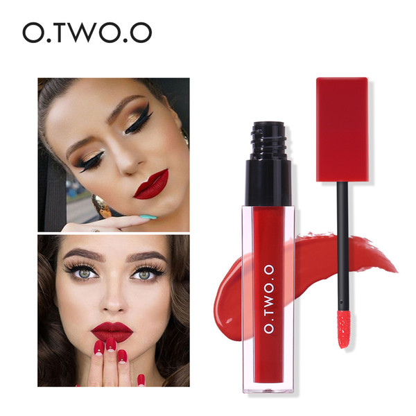 O.TWO.O Brand Professional Hydrating Matte Lipgloss Cosmetics 12 Colors Easy To Wear Matte Lip Gloss Moisturizer Makeup Hot Sale