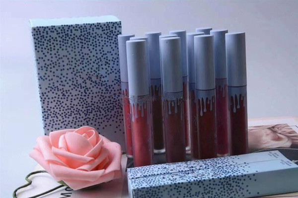 Factory Direct DHL Free Shipping New Makeup Lips New Arrival Hot Brand Christmas Edition Holiday Matte Liquid Lipstick!12 Different Colors