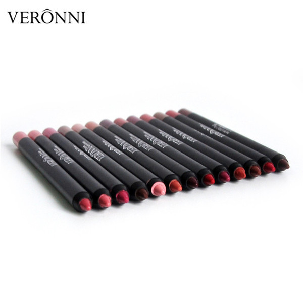 2019 Explosion models Belleini 13 color lip liner moisturizing non-stick cups not faded lipstick lip glaze lip pencil free shipping