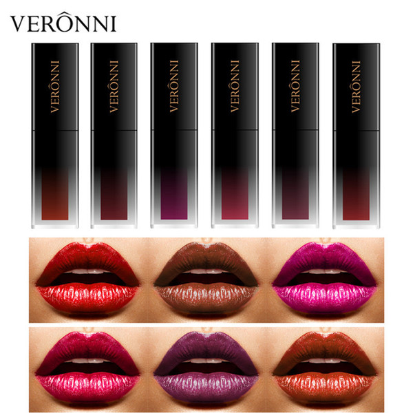 Veronni Belleini long-lasting non-stick cup does not fade color stunning long-lasting velvet fog lip glaze lip gloss free shipping