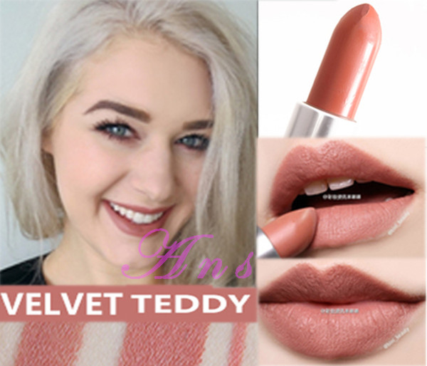 Brand Long Lasting Smooth Lipstick RUBY WOO CHILI VELVET TEDDY HONEYLOVE KINDA Frost Retro Matte Lipstick 3g with english name 18 colors