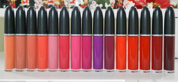 Hot New 15 colors liquid matte lipstick beauty lips waterproof Classic retro matte lip gloss long lasting 15 colors available mix color