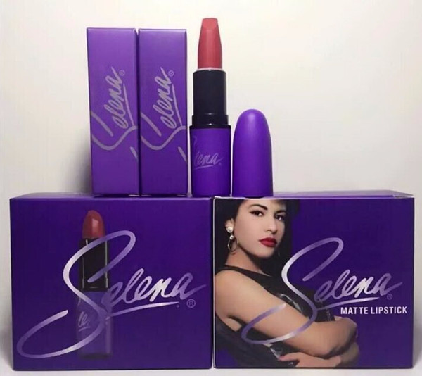 Free shipping! New Brand Makeup Selena Dreaming of You matte lipstick Cosmetics 12 colors 3g lipsticks.