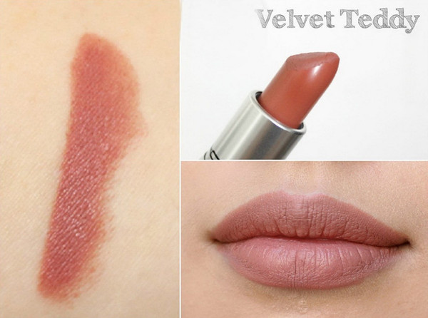 In Stock! 2017 New make up Hot New Color VELVET TEDDY matte lipstick 3g your color