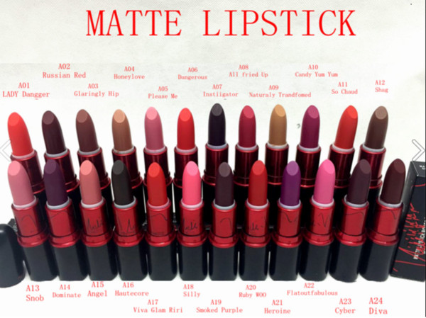 Free Shipping! Hot make up matte viva gaga lipstick 3g Makeup Lips Viva Glam Gaga Matte Lip Stick