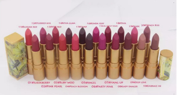 Free Fast Shipping! New Style Hot Makeup Lipstick LIP STICK mix 20 color random mix color