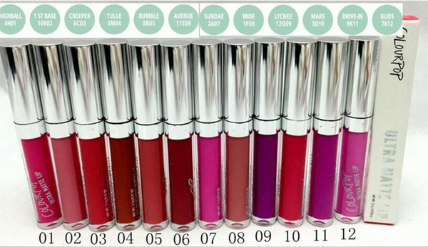 The Latest Arrival Nude Colourpop LipGloss Nude Matte Lip Gloss 12 Colors liquid lipstick lip stick.