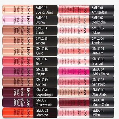 New 12 colors nyx soft matte dull liquid lip cream lip gloss lipstick Vintage waterproof longlasting makeup cosmetics lip moisturizer