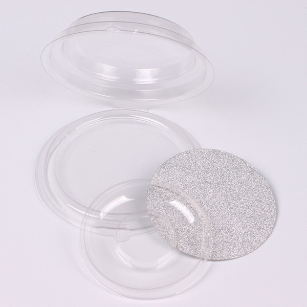 Disposable Empty Clear Round False Eyelashes Storage Case DIY Elegant Fake Eyelashes Blister Package, Eye Makeup Tool F2187