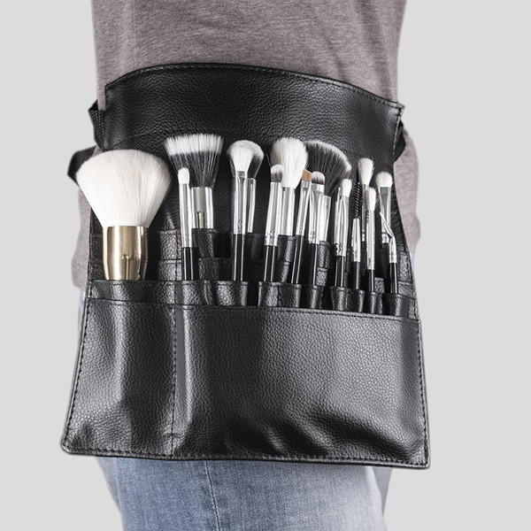 Tamax NA016 by DHL 50Pcs/Lot Professional Cosmetic Makeup Brush PVC Apron Bag Artist Belt Strap Portable Make up Bag