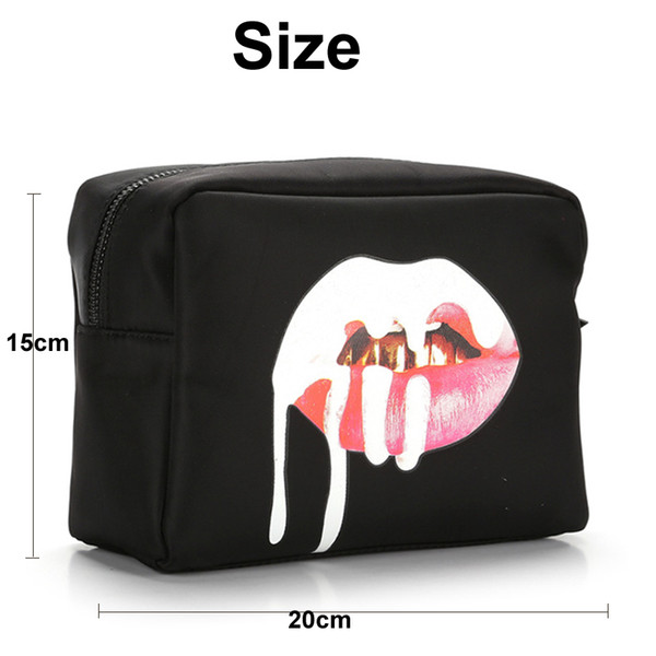 Travel Cosmetic Bag Portable Zipper Lip Make Up Bags Girl Function Makeup Case Beauty Wash Organizer Toiletry Storage Bag