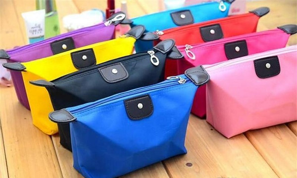 Wholesale candy Cute Women's Lady Travel Makeup Bags Cosmetic Bag Pouch Clutch Handbag Hanging Toiletries Travel Kit Jewelry Organizer