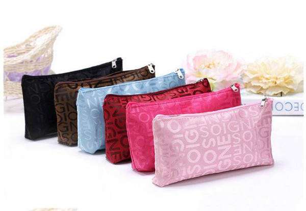 Women Makeup Bag Designer Letter Storage Bag Fashion Cosmetic Bag Travel Waterproof Wash Bags