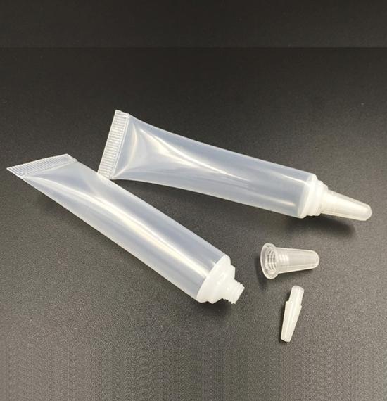 20pcs/lot 10ml Transparent Empty Eye Cream Tubes Cosmetic Containers Clear Plastic Soft Tubes with Caps free shipping