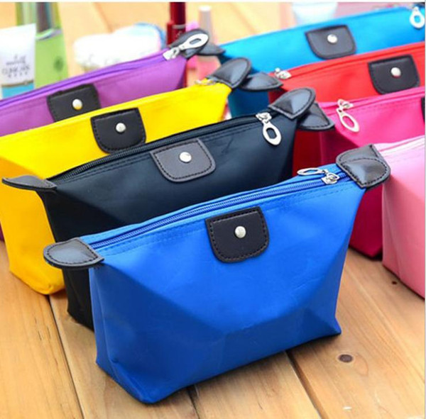 10 Colors High Quality Lady MakeUp Pouch Cosmetic Make Up Bag Clutch Hanging Toiletries Travel Kit Jewelry Organizer Casual Purse