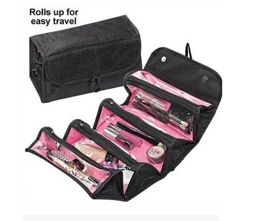 2 color Roll N Go Travel Buddy Cosmetic Bag And Travel Toiletry Organizer (4 IN 1) Make Up Tools Cosmetic Bags 50Pcs