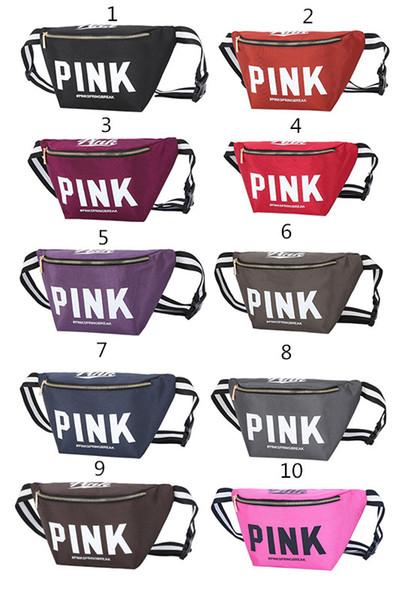 Girls Pink Fanny Pack Laser Outdoor Bag Top Quality Waist Belt Bag Beach Travel Bags Waterproof Handbags Phone Storage Bags