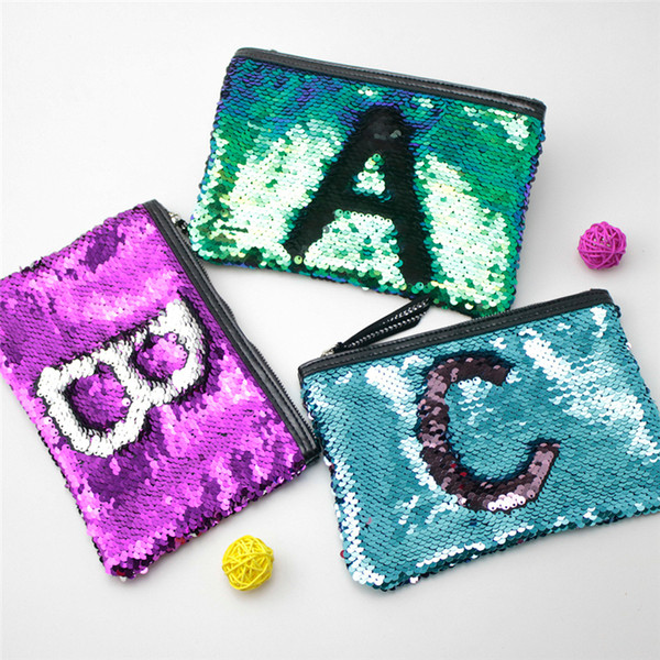 Cosmetic Bags Storage bag Makeup Bags Color Changing Sequin Bag Purse Clutch Zipper Paillette