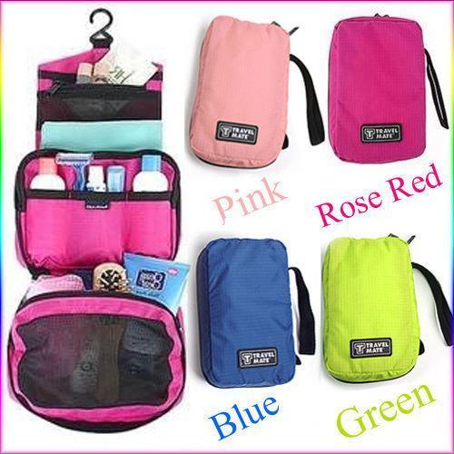 Cosmetic Case Makeup Travel Toiletry Hanging Purse Holder Beauty Portable Wash Make up Bag Organizer With Hook