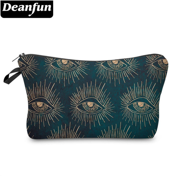 Deanfun Fashion Printing Eyes Roomy Cosmetic Bag Make Up Bag Women Cosmetic Bags Makeup Bags Organizer Cute Gift 51348