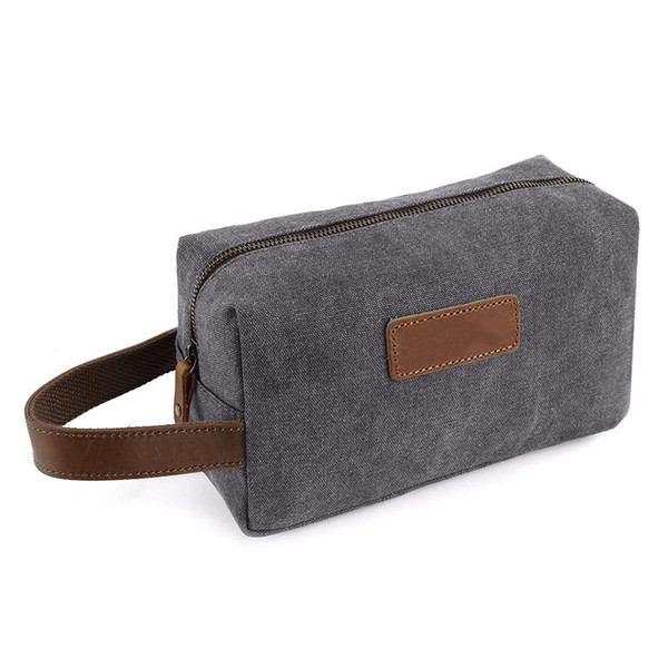 Mens Travel Toiletry Bag Canvas Cosmetic Bag Make Up Organizer Shaving Kosmetyczka Neceser Mujer Trousse de Toilette