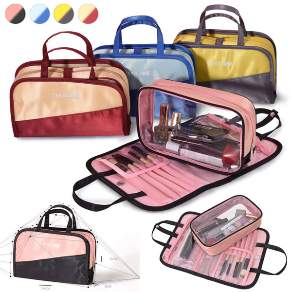 4 Styles Cosmetic Organizer bag makeup brush Travel bag Bathroom Toiletry Bags Wash Pouch Waterproof Large Capacity Makeup Bags