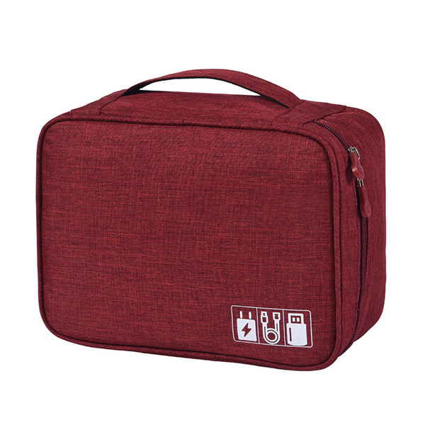 Multi-function Travel Makeup Organizer Travel Bag Large Capacity Accessories Cable Cards Organizer Bag Makeup Brush Holders