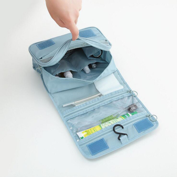 Hanging Travel Cosmetic Bag Women Zipper Make Up Bags Polyester High Capacity Makeup Case handbag Organizer Storage Wash Bag