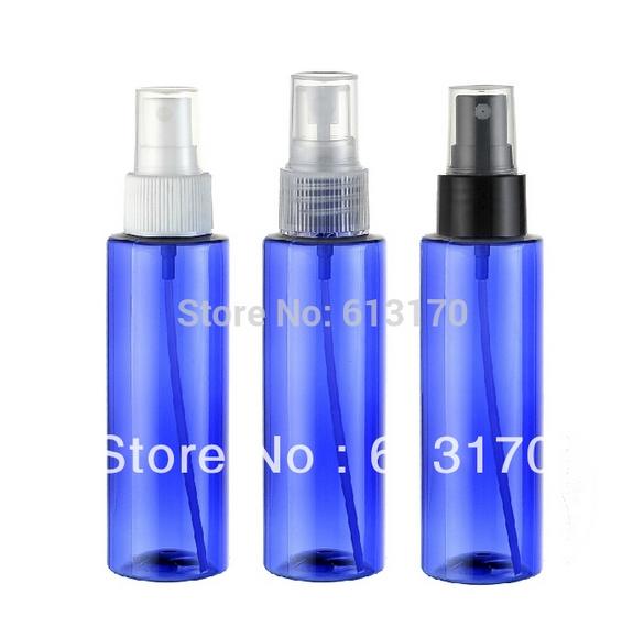 high quanlity 100ml plastic spray bottle pet perfume bottle blue wholesale 30pcs/lot free shipping