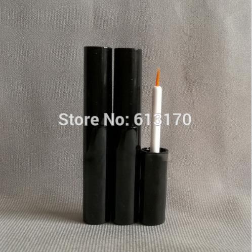 4ml Empty Eyeliner Tube Black Eye Liner Packaging liquid Bottle revitalash Eyelash Bottles Cosmetics Packing container 50pcs/Lot