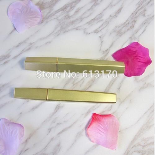 4ml Mascara eyeliner tubes Gold Square Empty revitalash Eyelash Bottles DIY make up Cosmetic packing Container