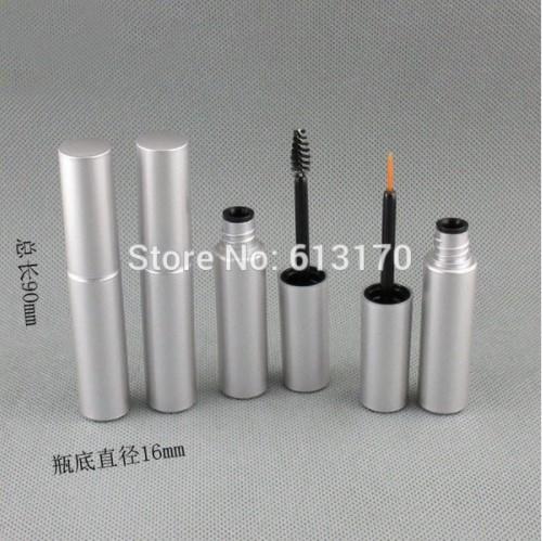 New arriva 8ml Mascara Eyeliner tubes Silver Empty revitalash Eyelash Bottles DIY make up cosmetic packing Container