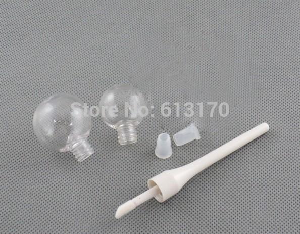 6ml 1/5OZ mini Empty lip gloss tube lollipop ball type bottle eye shadow bottles for women free shipping