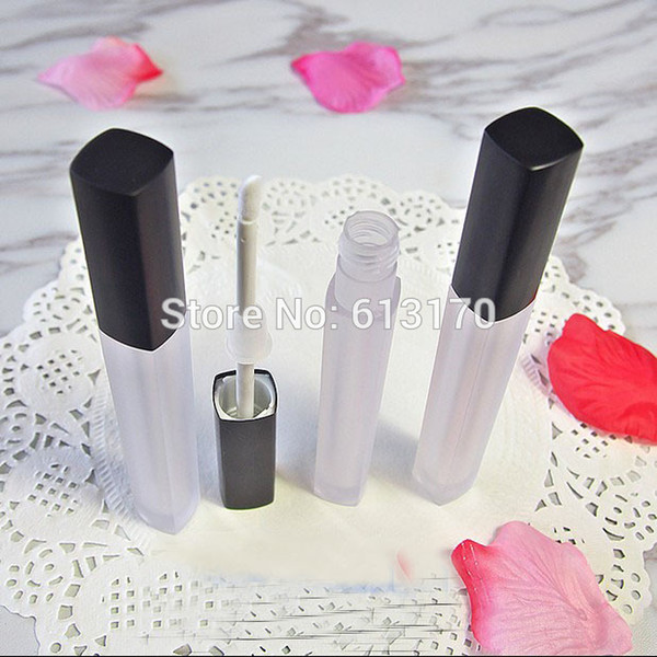 5ml Mascara Lip gloss tubes Frosted Clear Square Empty revitalash Eyelash Bottles DIY make up Cosmetic packing Container