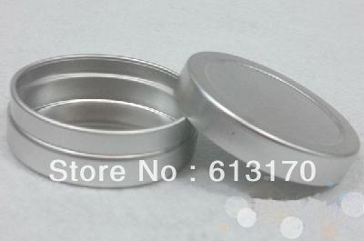 10g aluminum cream jar lip gloss bottle thread metal box free shipping