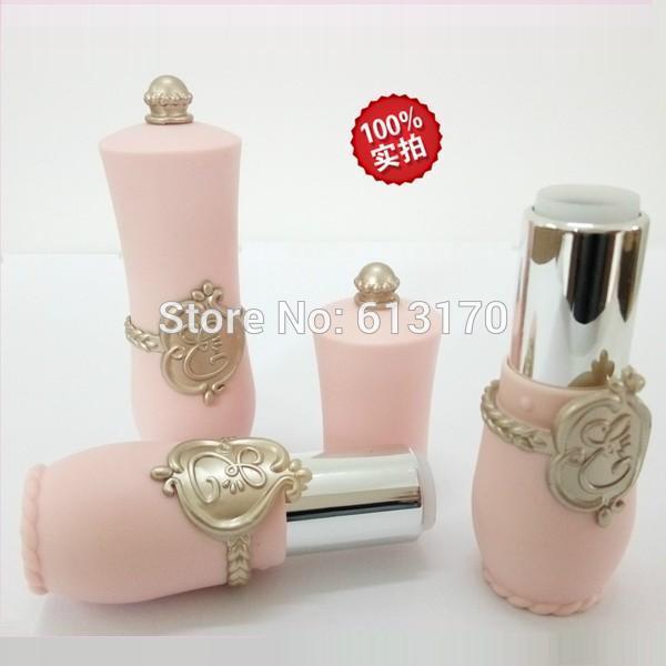 50pcs/lot 4g Empty Lipstick Tubes Black cute Lip balm Container elegant Chapstick 4ml Lip gloss tube diameter 12.1mm