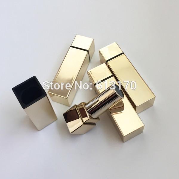 New Arrival Empty Lipstick Tubes Bright Gold DIY Lip balm Container Lip gloss Packing container diameter 12.1mm