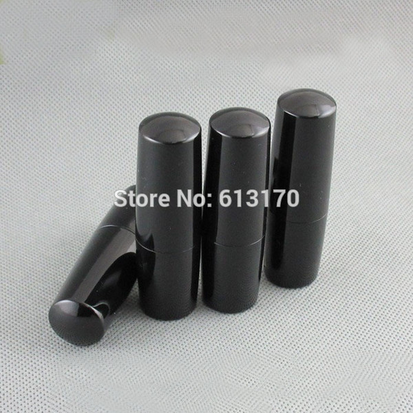 New Arrival 4g Lip balm Tubes Empty Black lip stick tube DIY lip gloss Packing container