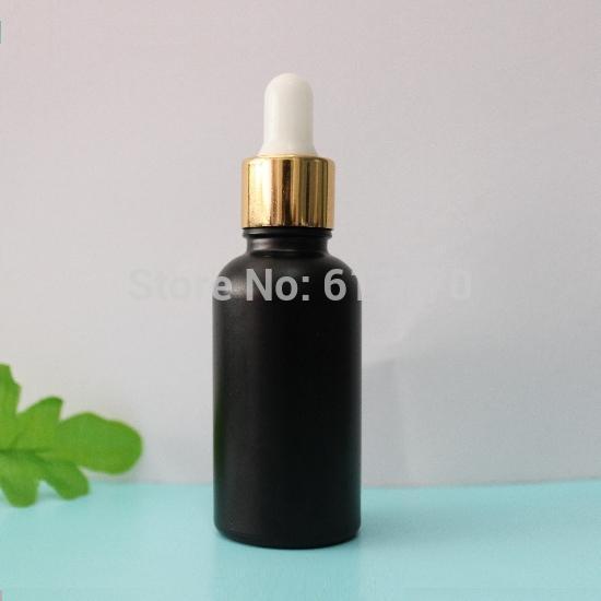 Wholesale 30ml Black Glass Dropper Bottles,Empty Essential Oil bottles, Perfume Vials,Small sampling container