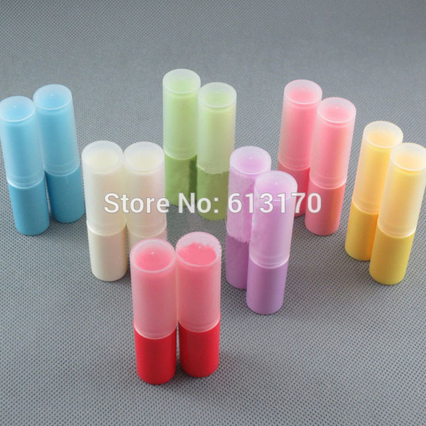 New Arrival 4g Lip balm Tubes Empty lip stick tube DIY lip gloss Packing container Colorful color