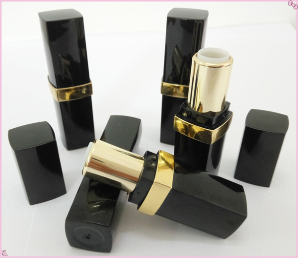 Diy Empty lip balm tubes Black color lipstick container for cosmetic packing 9mm