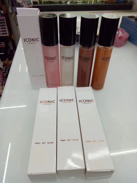 Iconic London Prep Set Glow Setting Spray Long lasting highlighter bronze 120ml 4 colors free shipping