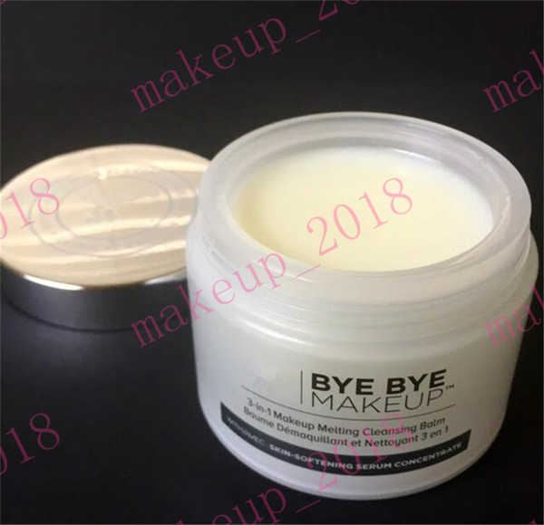 bye bye makeup 3-in-1 makeup melting cleansing balm 80g with skin- softening serum concentrate Makeup Remover1 pcs ePacket Top quality