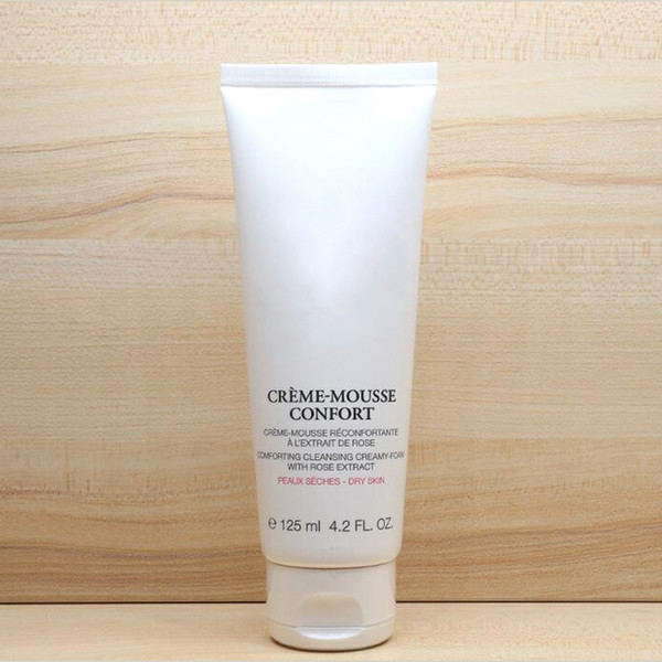 Luxury Brand Creme Mousse confort Mousse Douceur Cleanser Cleansing Cremay Foam Withrose Extract 125ml