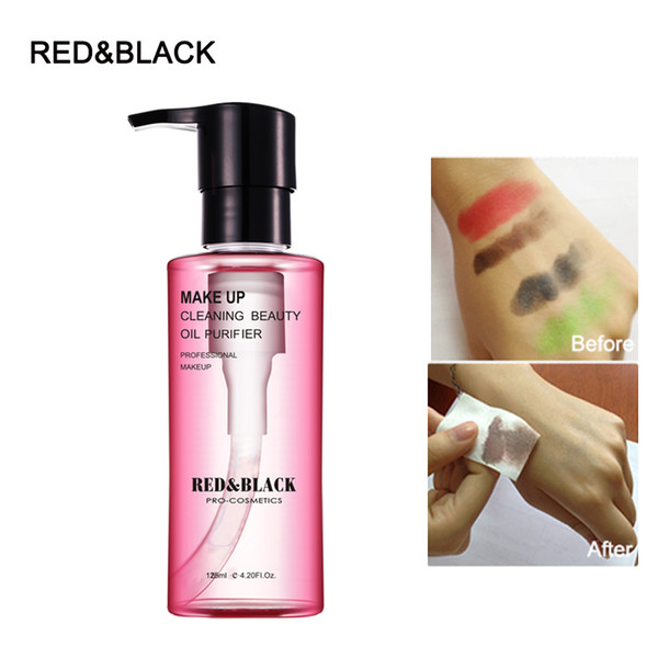 Red&black Cleaning Oil Remover Oil-control Radiant Makeup Remover Cosmetic Skin Care Plant Extracts 125ml Cleaning Oil