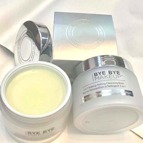 New Makeup Remover bye bye makeup 3-in-1 makeup melting cleansing balm 80g with skin- softening serum concentrate 80g